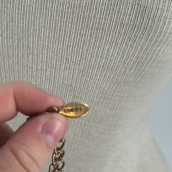 Chicos Celtic knot tassel pendant long necklace - Picture 4 of 5